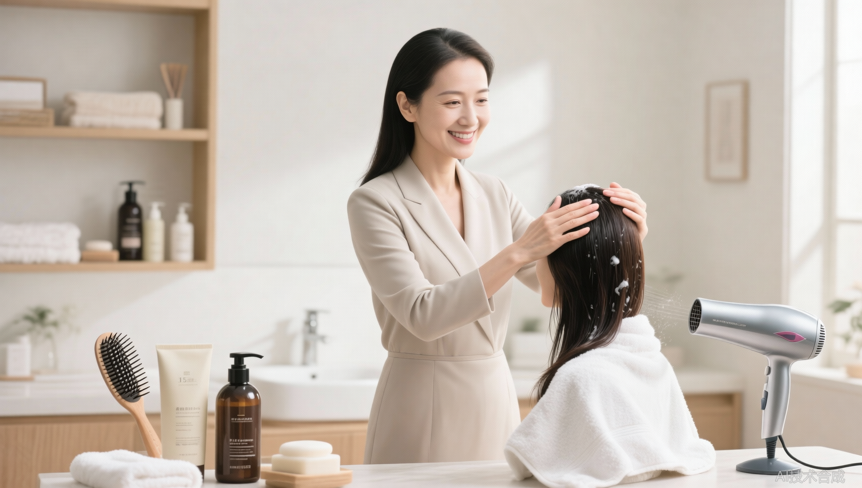 德州美发培训日常头发护理技巧：5个让头发变柔顺的实操步骤