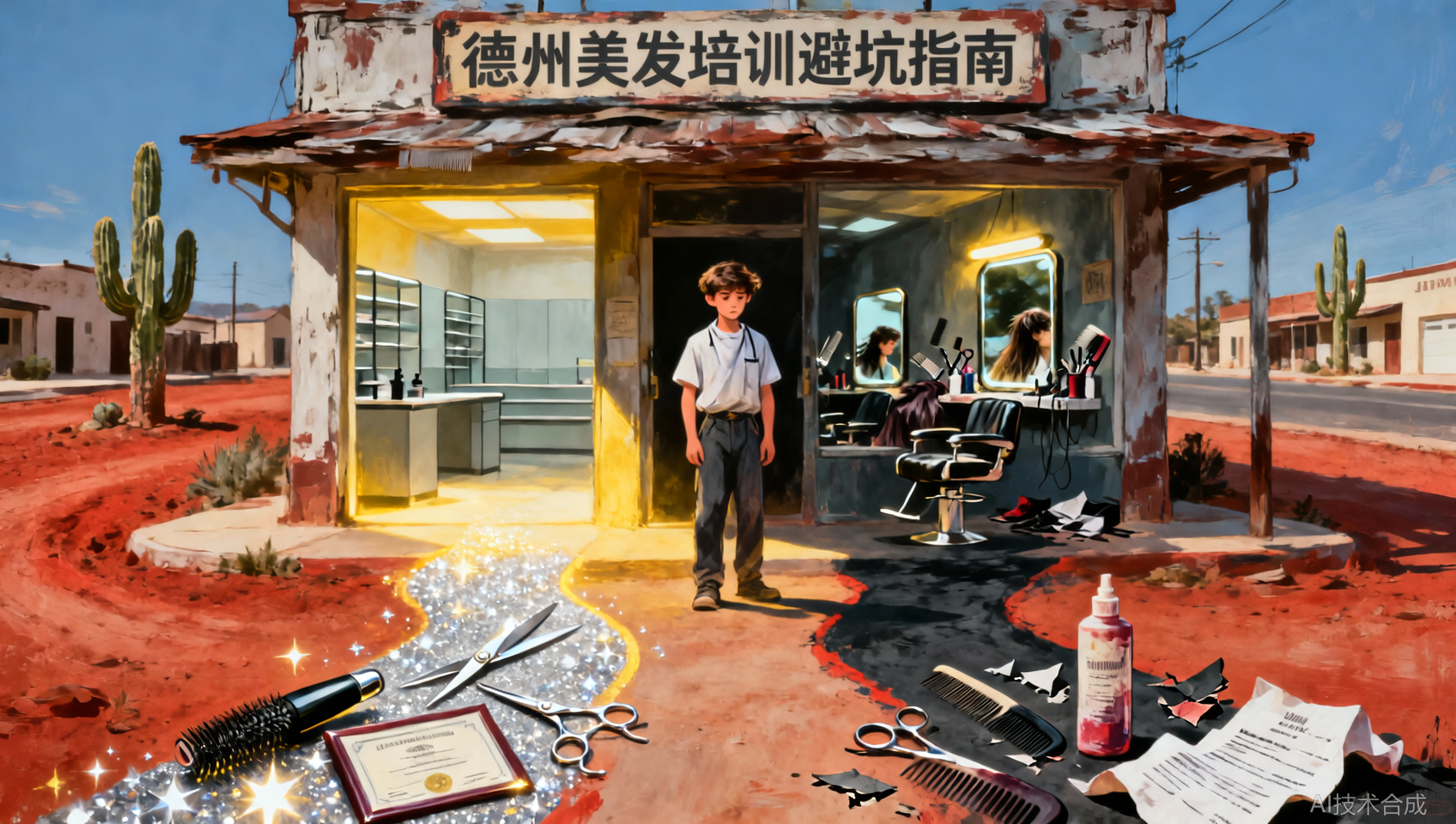 德州美发培训避坑指南：本地学员踩过的4个常见套路