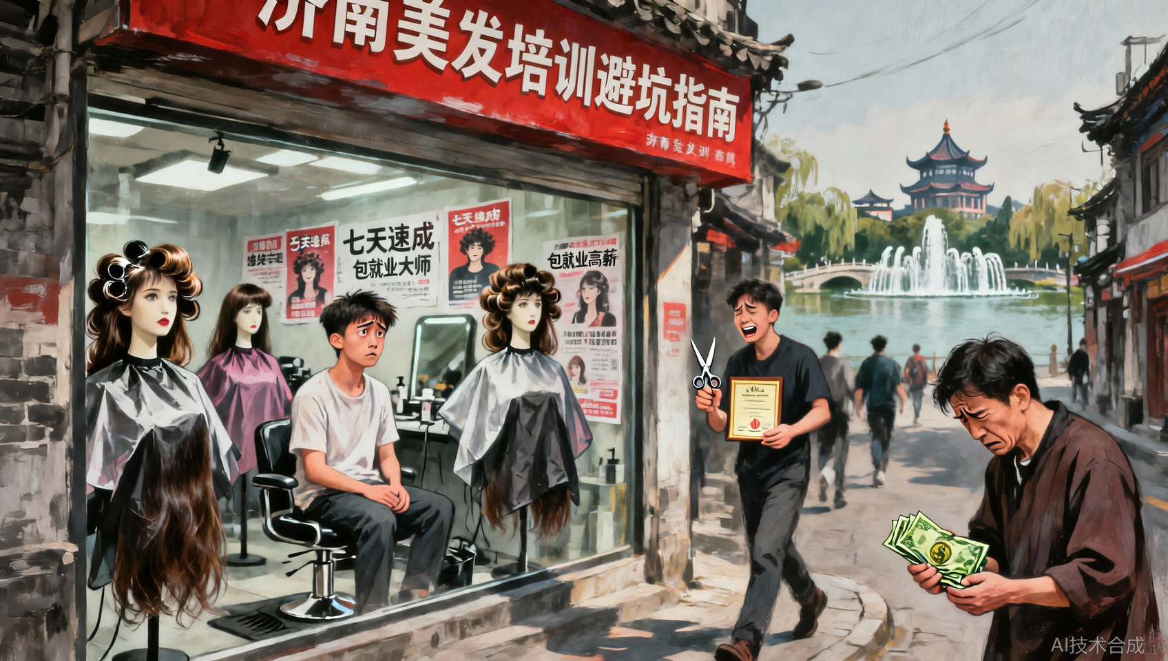 济南美发培训避坑指南：我花了2万学费才悟到的5个教训