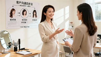 济南美发培训客户沟通技巧：让客户回头的4个关键话术