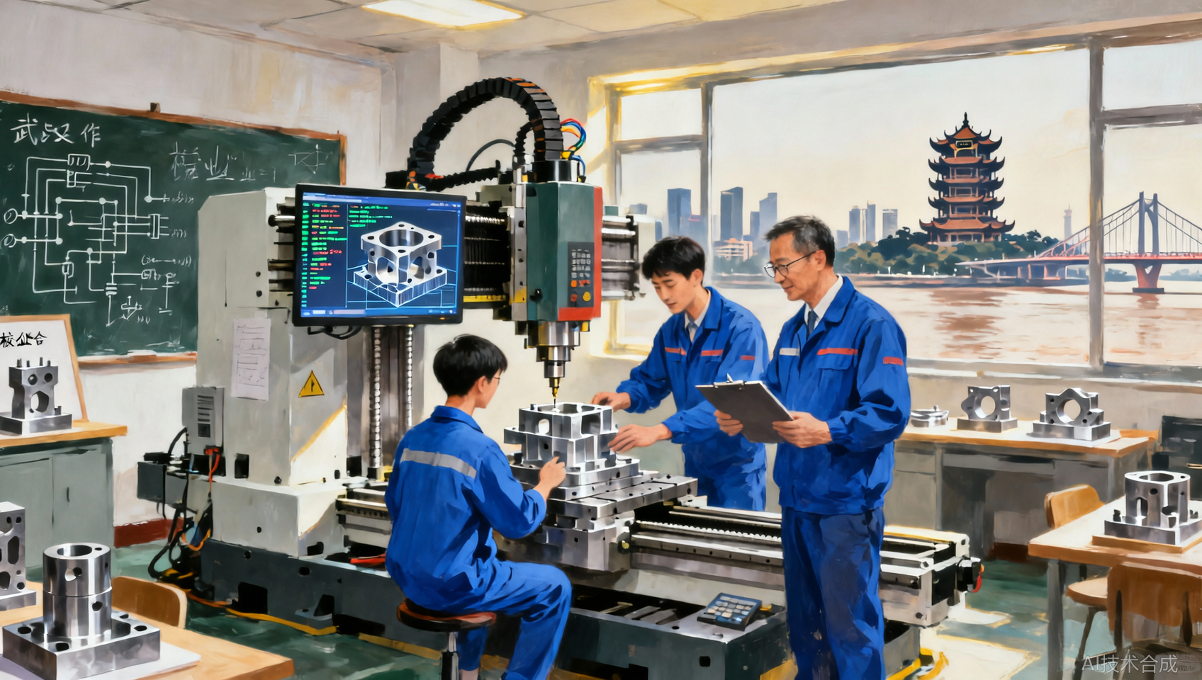 武汉模具编程校企合作就业：直通企业的就业路径解析