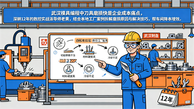 武汉模具编程刀具磨损快原因及解决：降低成本的技巧