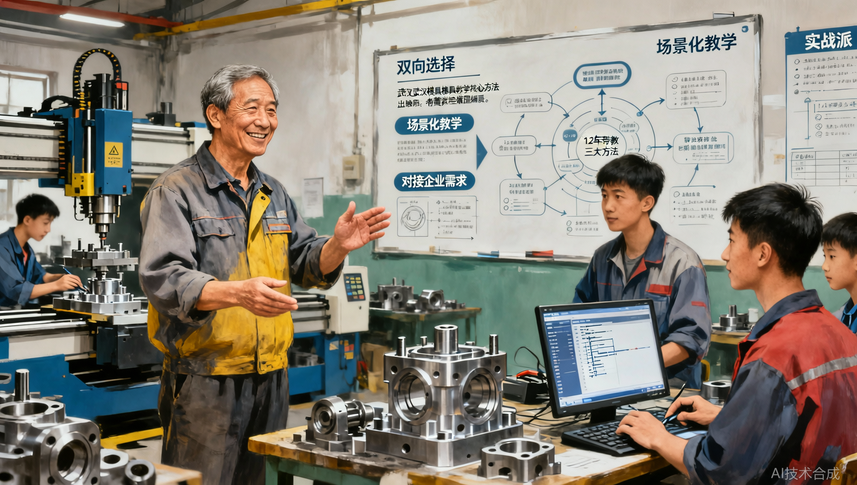 武汉模具编程师傅带教技巧：我带学徒的3个有效方法