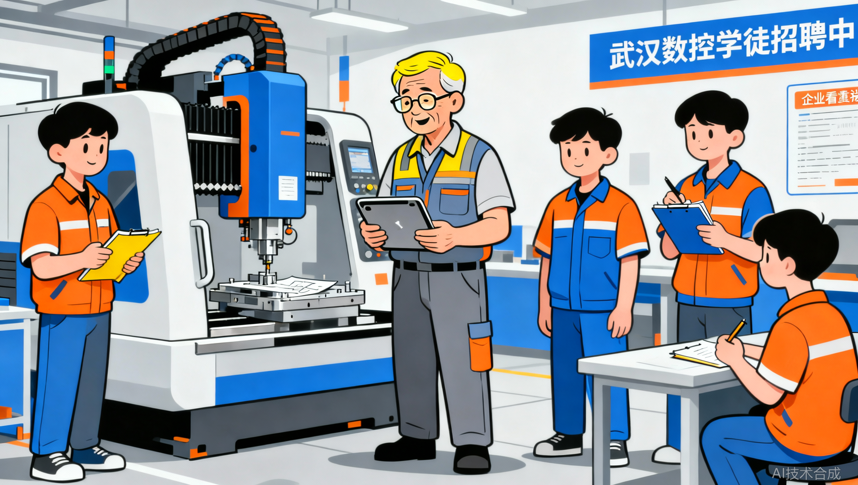 武汉数控学徒招聘：企业看重的基础能力