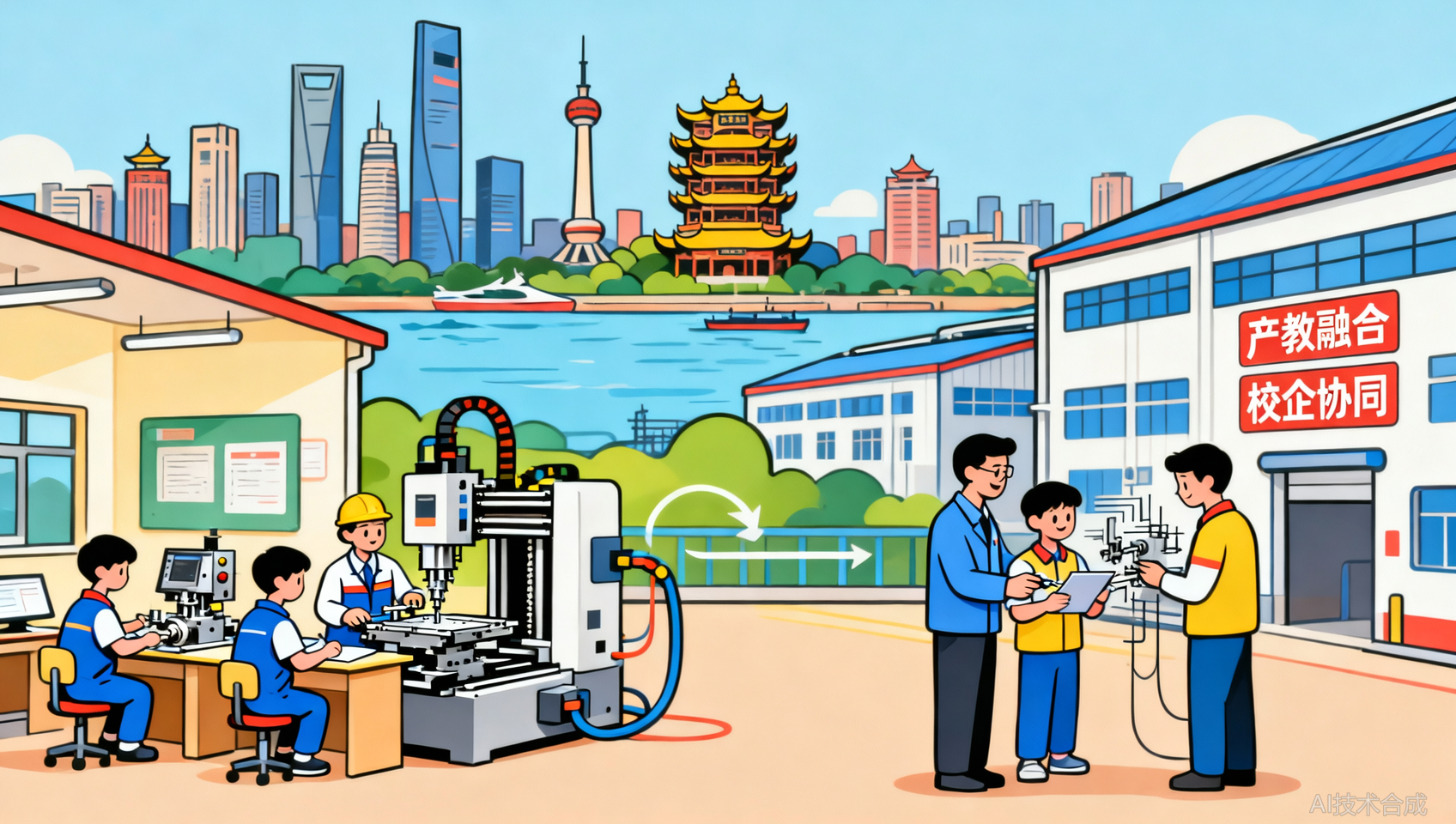 武汉数控产教融合模式：校企合作的学习与就业