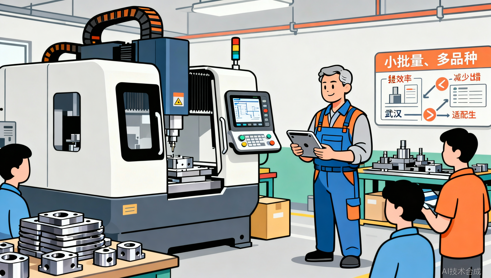 武汉小批量定制数控加工：灵活生产的编程技巧