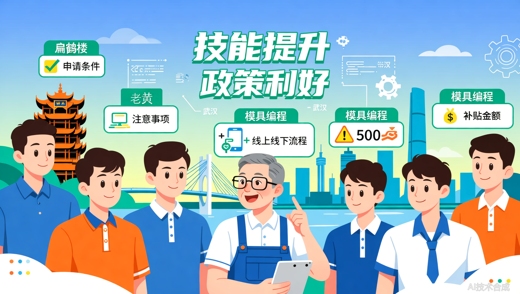 武汉模具编程职业技能提升补贴政策：申请流程与注意事项