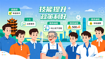 武汉模具编程职业技能提升补贴政策：申请流程与注意事项