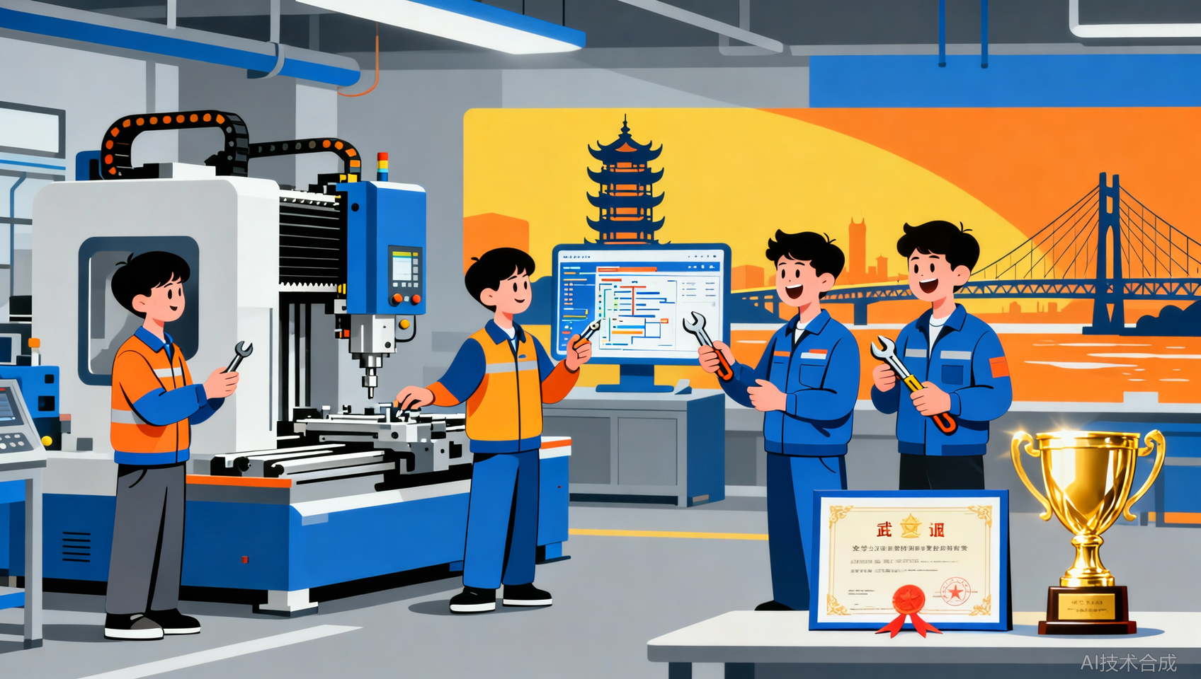 武汉数控技能竞赛：参赛技巧与奖项价值