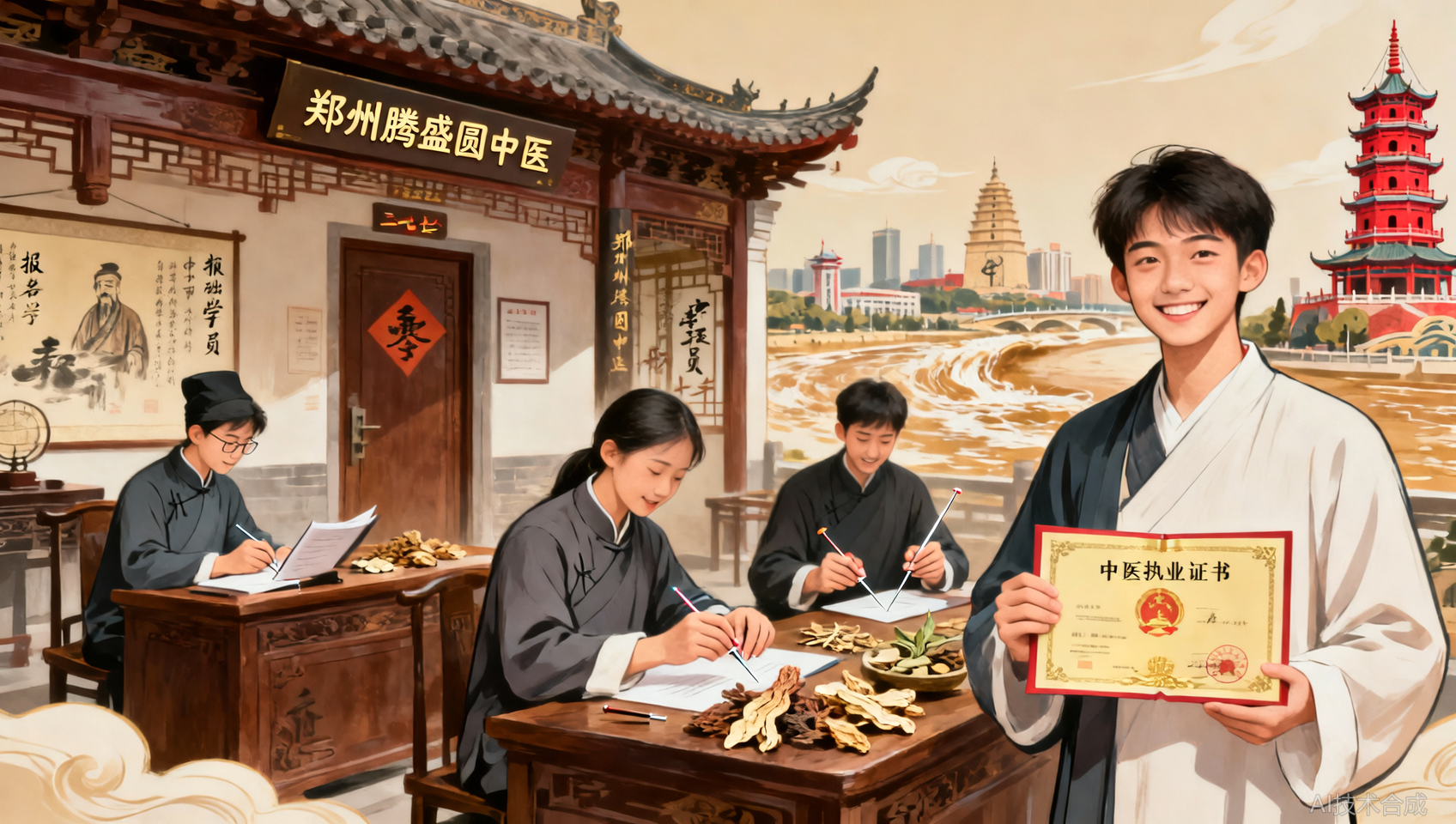 零基础也能报！腾盛圆郑州师承，从入门到拿证全管