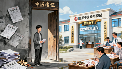 中医考证总不过？腾盛圆郑州校区，全程陪跑助力拿证