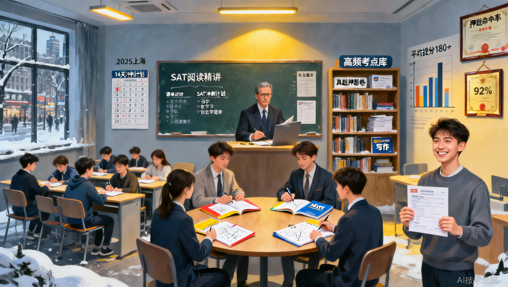上海SAT寒假班对比：2025寒假3家机构的课程设计与提分效率分析