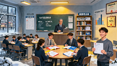 上海SAT寒假班对比：2025寒假3家机构的课程设计与提分效率分析