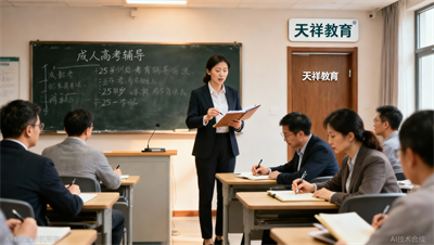 为什么越来越多在职人员选择天祥教育成人高考辅导班