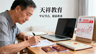 2026年成人高考报名即将截止，天祥教育提醒别错过时间