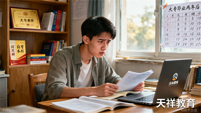 大专毕业两年想考研，被学历卡住，自考本科来得及吗
