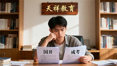 国家开放大学和成人高考哪个含金量高，天祥教育客观对比