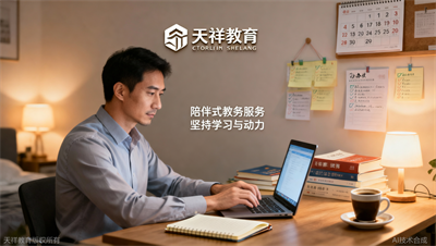 开放教育容易半途而废吗，天祥教育教务老师跟踪陪伴
