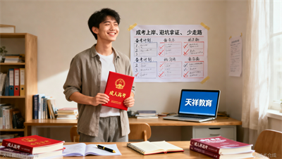 天祥教育老学员分享：成考毕业后我还推荐了三位同事报名