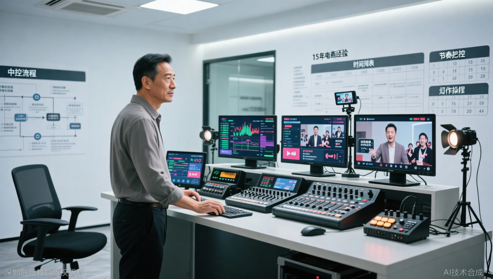 深圳直播中控培训：掌控直播流程的实操技巧