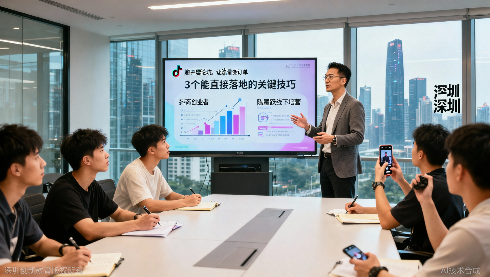 深圳抖音运营线下培训：实战中的3个关键技巧