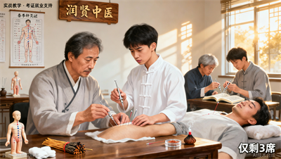 最后3个名额：润贤中医春季针灸培训班即将满员