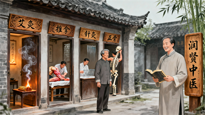 润贤中医艾灸、推拿、针灸、正骨四科怎么选？一张表看懂