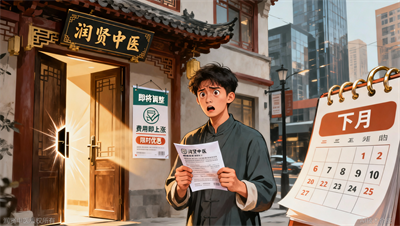 犹豫就会涨价：润贤中医下月起培训费用调整提醒