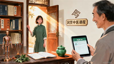 报名润贤中医即送线上预习课，提前打好基础