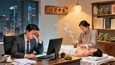 不想打针吃药？润贤中医教你用艾灸调理亚健康