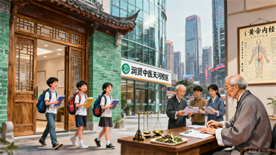 广州天河区中医培训：润贤中医天河校区跟诊方便