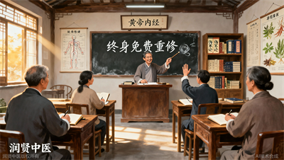 润贤中医提供复训吗？老学员终身免费重修政策