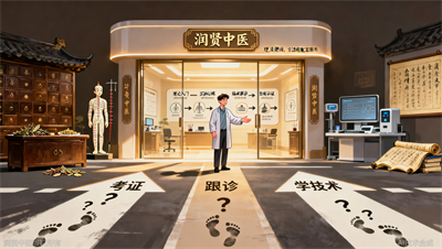 考证、跟诊、学技术哪个先？润贤中医一次说清楚