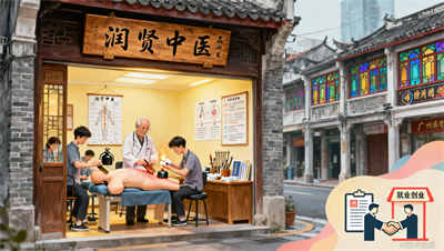 荔湾区刮痧拔罐培训：润贤中医荔湾班小班教学