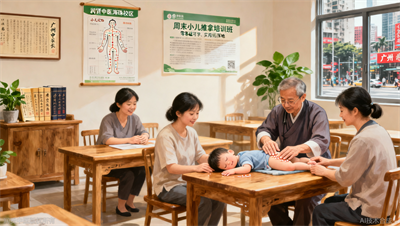 海珠区小儿推拿培训：润贤中医海珠校区周末开课