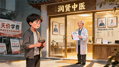 润贤中医承诺：一次报名，学会为止，无二次收费