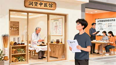 艾灸馆创业培训：润贤中医从技术到运营全包