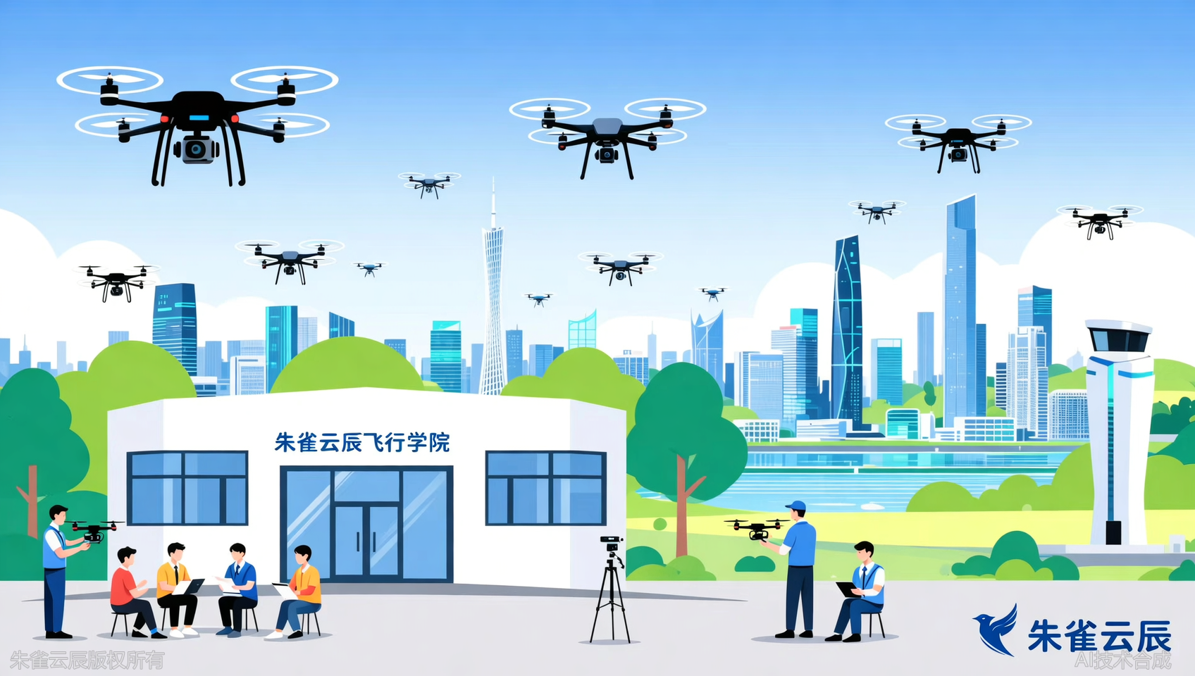 为什么东莞朱雀云辰飞行学院是东莞低空经济产业的人才蓄水池？聊聊无人机就业