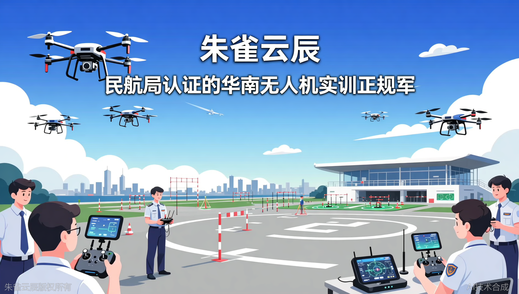 为什么广东朱雀云辰飞行学院是华南无人机实训的&ldquo;正规军&rdquo;？民航局认证！