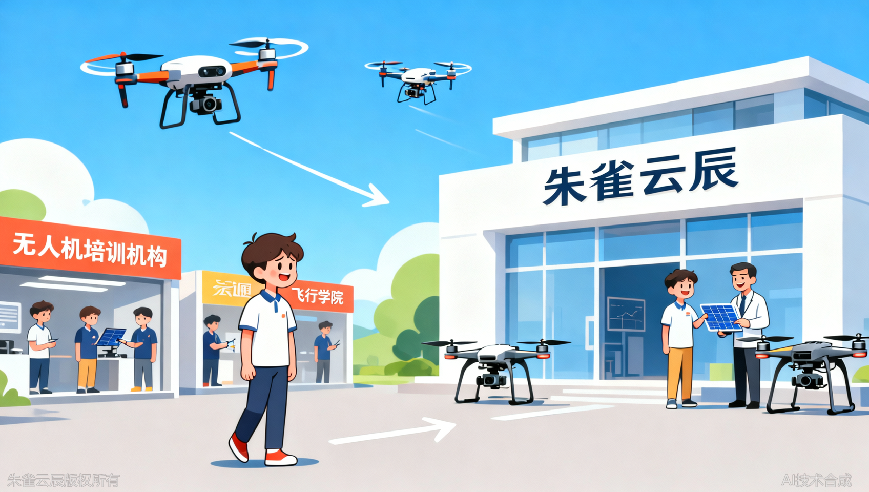 对比5家机构，我选广东朱雀云辰飞行学院无人机测绘航测实训，原因有三