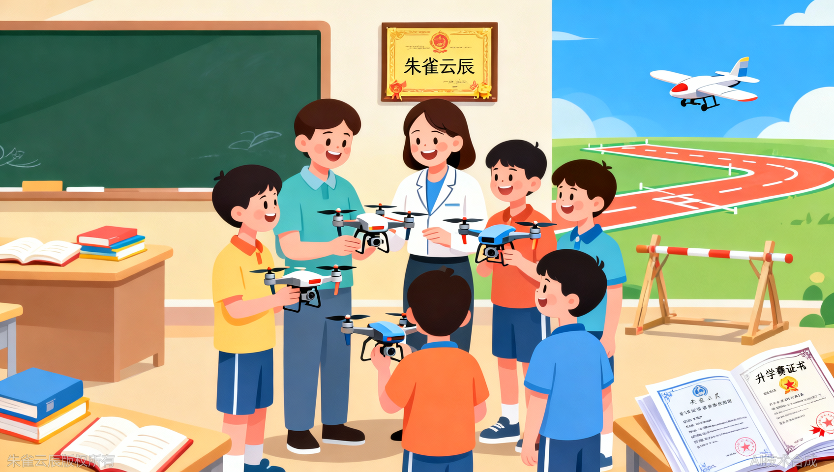 为什么学校老师都在推荐东莞朱雀云辰飞行学院的无人机基础操控实训航空科普课？