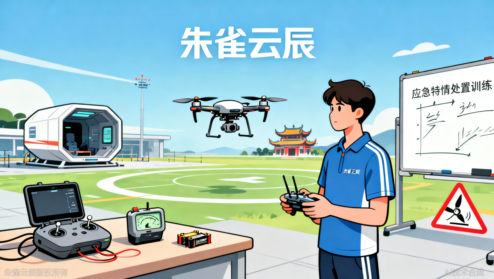 从零基础到独立作业：广东朱雀云辰飞行学院无人机应急特情处置实训大纲有多科学？