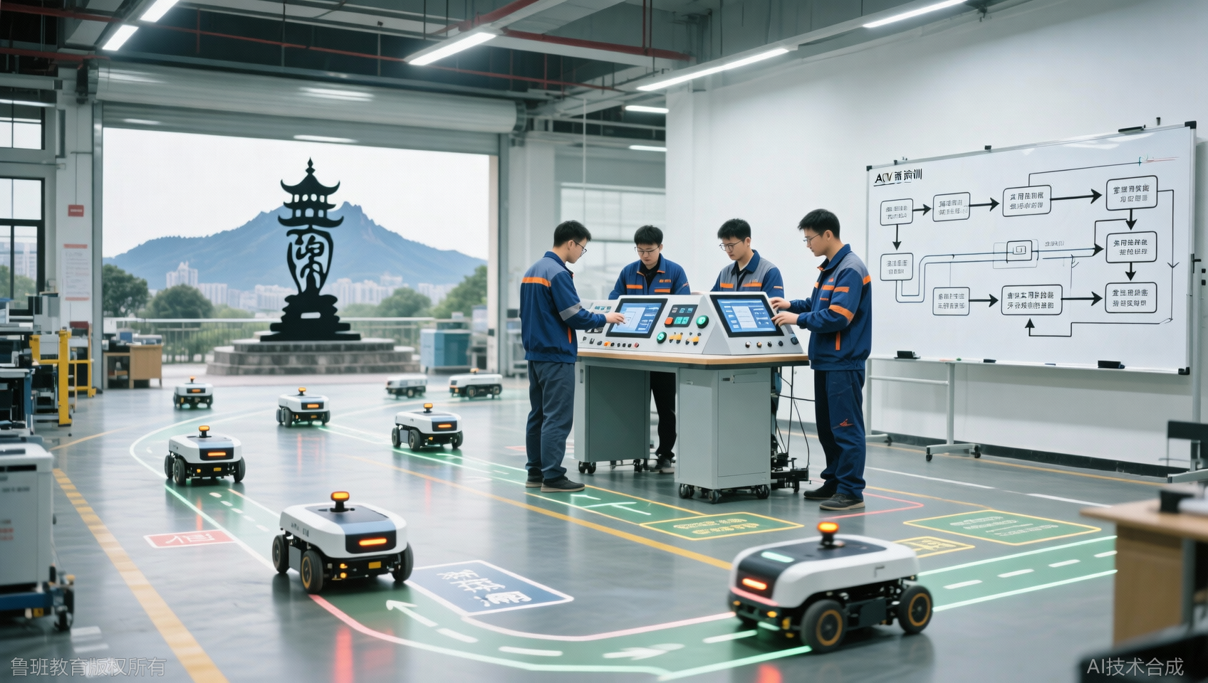 济南AGV机器人调度培训：从路径规划到调度的全流程案例