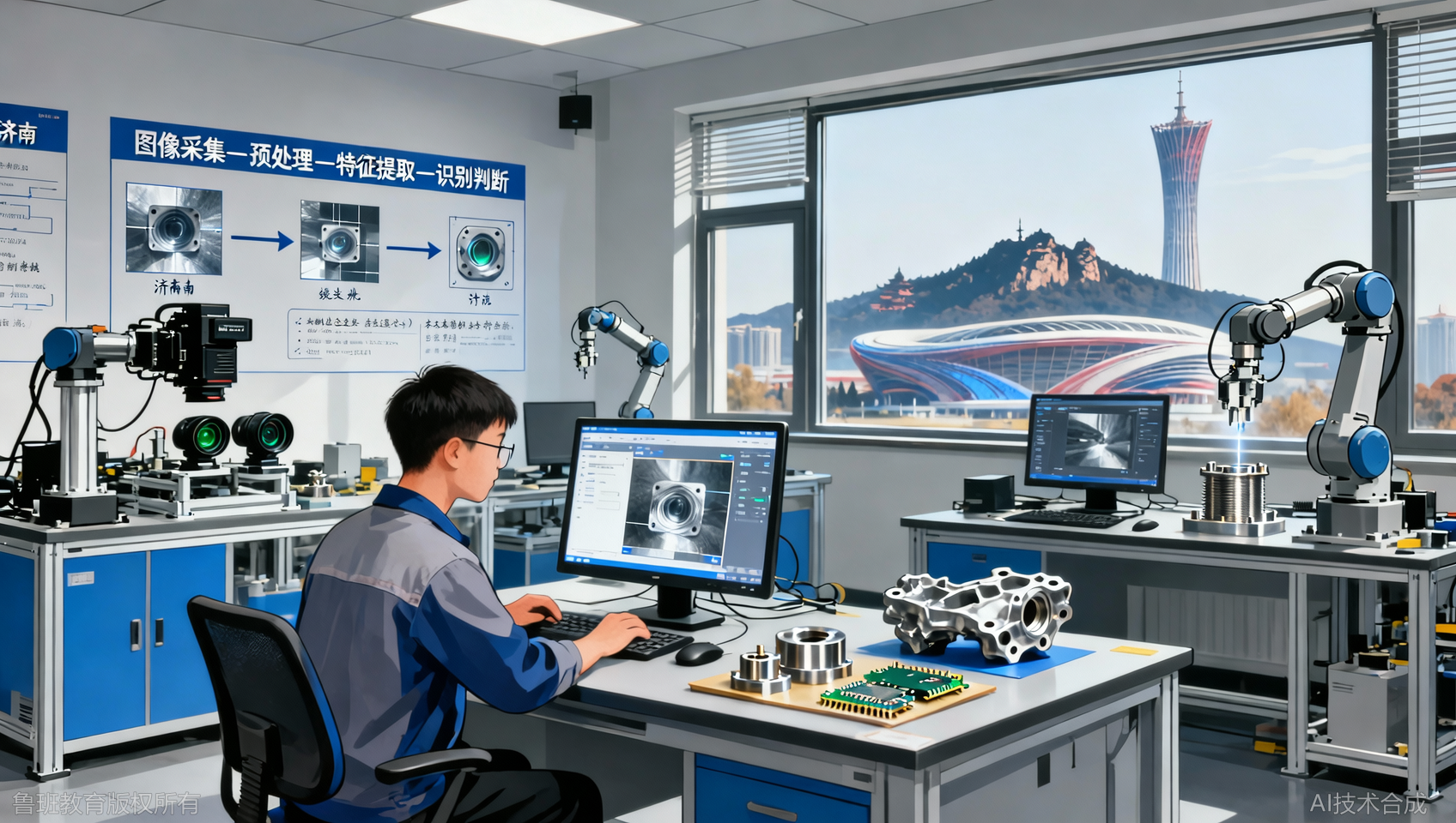 济南机器视觉检测培训：从图像采集到识别的全流程案例