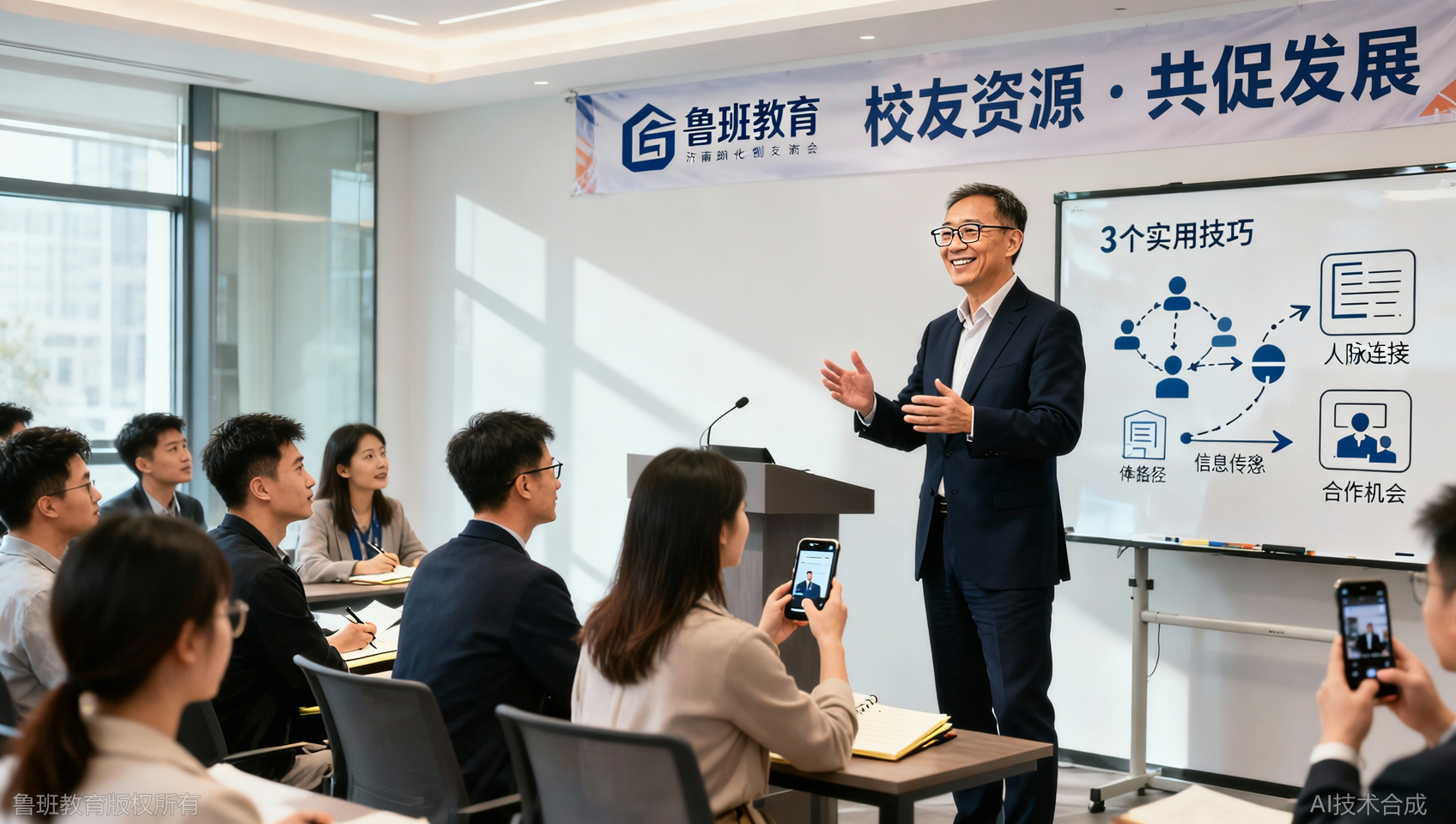 济南自动化培训校友交流：通过校友圈找工作的3个技巧