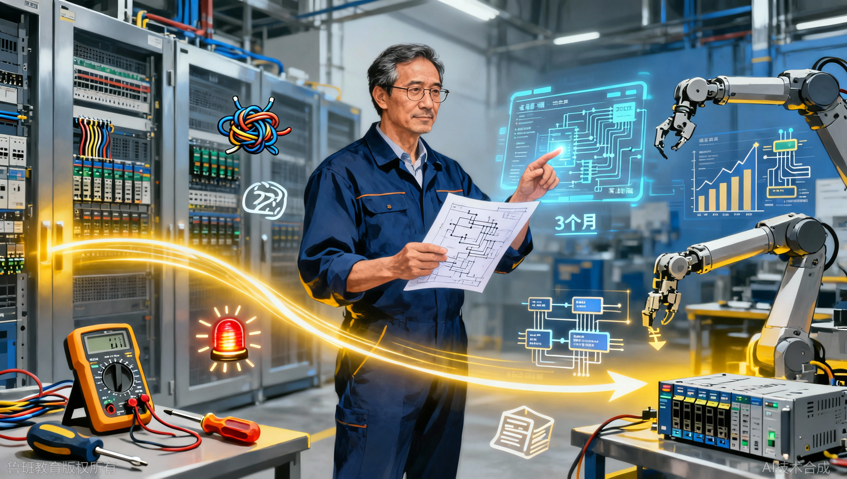 济南电工转行PLC培训：我从电工转PLC的3个月学习经验