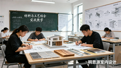 成都施工图设计培训，材料与工艺结合教学