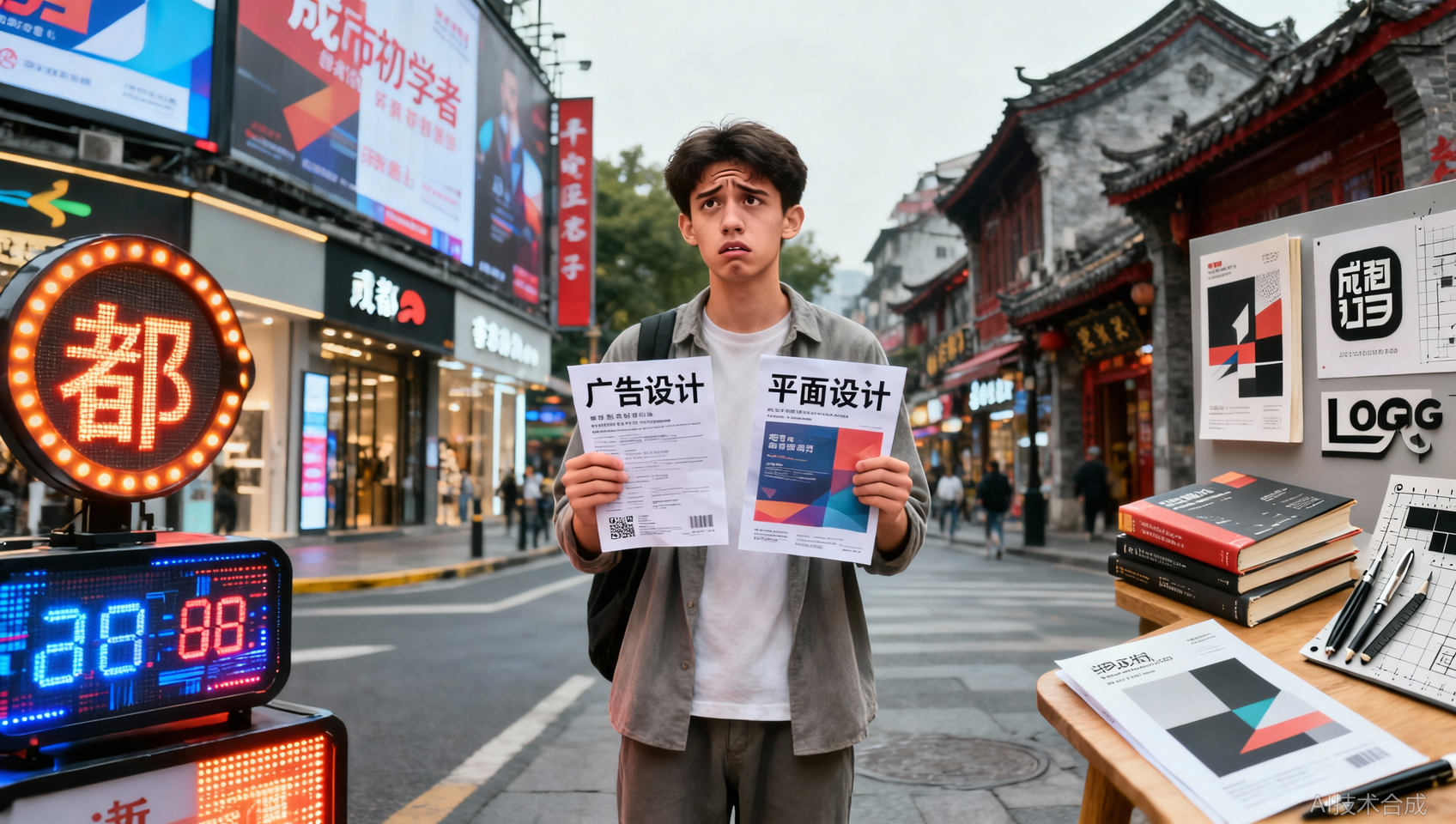 成都广告设计培训与平面设计培训区别详解