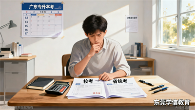 广东专升本校考和省统考怎么选？从录取难度和备考成本两方面分析