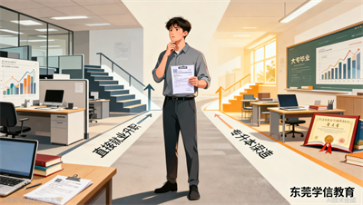 大专毕业月薪5000想升职？专升本真的有必要考吗？东莞学信教育分析给你听